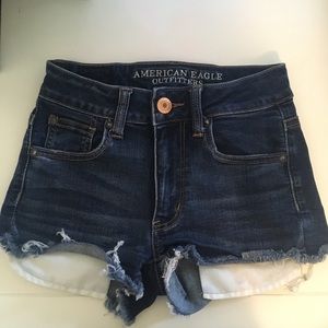 American Eagle Dark Wash Shorts